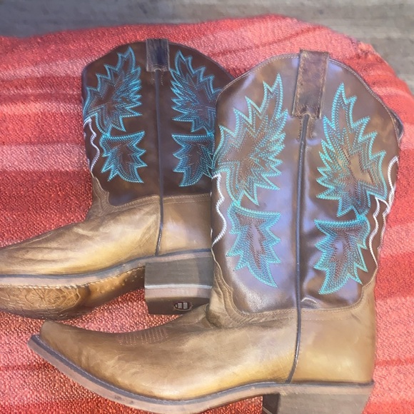 NOCONA WESTERN BOOTS SZ 10 MADE IN MEXICO - Picture 4 of 8